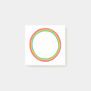 Post-it® Arc-en-ciel Chic Coloré Amusant Anneau moderne