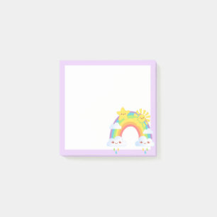 Post-it® Arc-en-ciel coloré esthétique