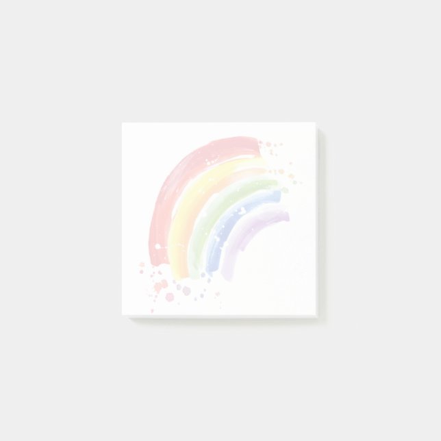 Post-it® Arc-en-ciel en aquarelle (Devant)