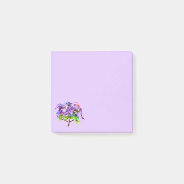 Post-it® Ardoise d'aquarelle violette Jacaranda (Devant)
