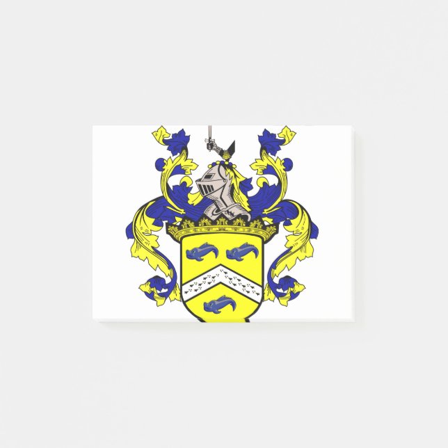 Post-it® Armoiries de Regan Custom Coat (O'Regan, Reagan) (Devant)
