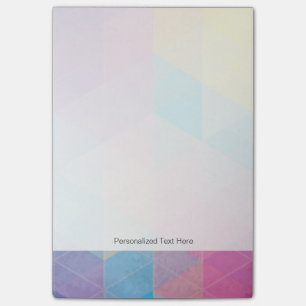 Post-it® Arrière - plan abstrait coloré de triangles