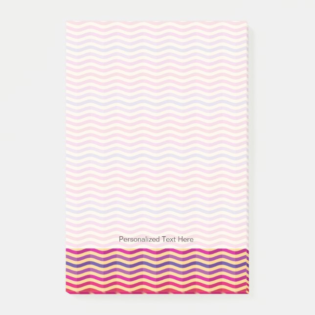 Post-it® Arrière - plan avec des rayures dans rétros 3 (Devant)