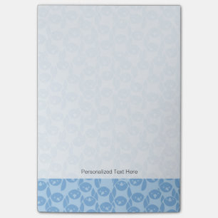 Post-it® Arrière - plan bleu de motif de pingouins