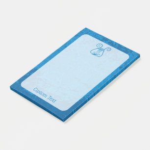 Post-it® Arrière - plan Blue Lyre