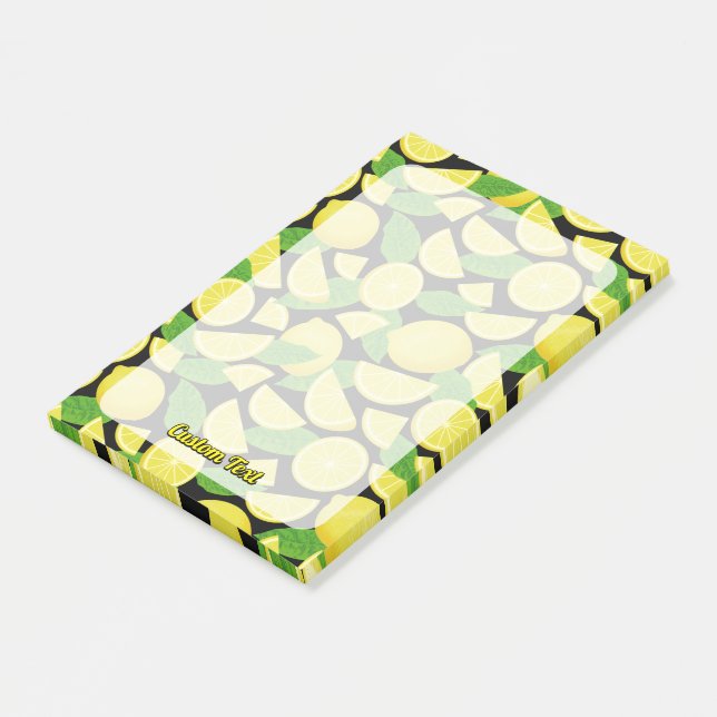 Post-it® Arrière - plan citron (Incliné)