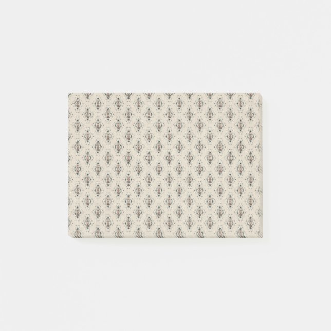 Post-it® Arrière - plan crème de motif (Devant)