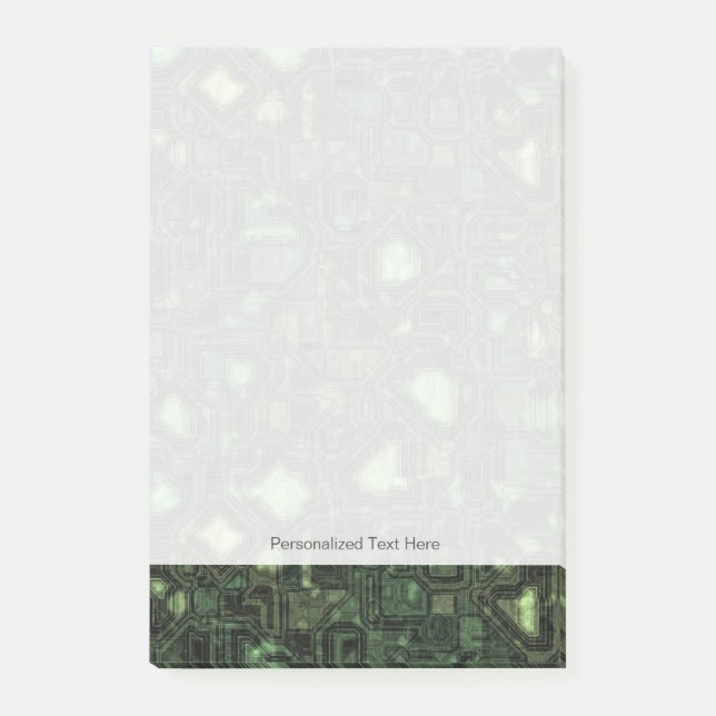 Post-it® arrière - plan de circuit informatique (Devant)