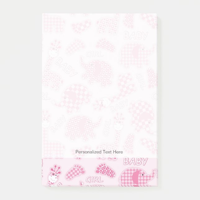 Post-it® arrière - plan de petite fille (Devant)