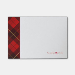 Post-it® Arrière - plan de tartan de Wallace