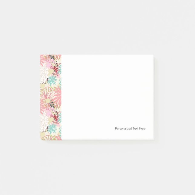 Post-it® Arrière - plan floral 4 (Devant)