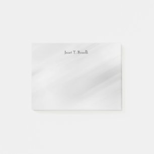 Post-it® Arrière - plan gris élégant Plain simple professio
