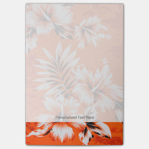 Post-it® Arrière - plan hawaïen de fleur de ketmie