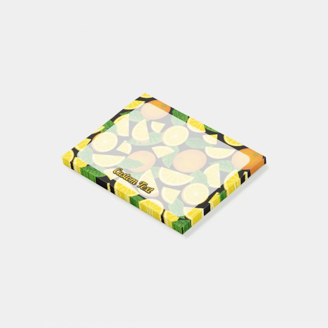 Post-it® Arrière - plan orange (Incliné)