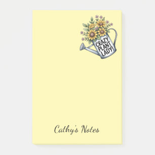 Post-it® Arrosoir floral jaune Folle de plantes