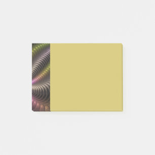 Post-it® Art abstrait brillant tripant coloré fractal 3D