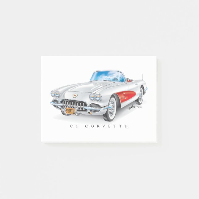 POST-IT® ART AUTOMOBILE C-ONE (Devant)