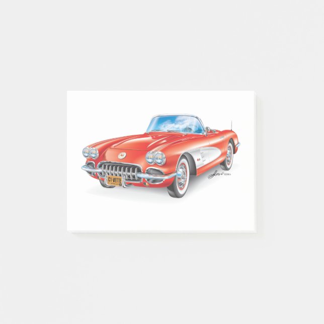 POST-IT® ART AUTOMOBILE C-ONE (Devant)