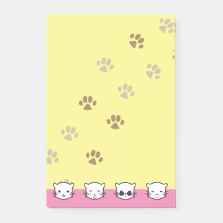 Post-it® Art de l'emoji de chat 1