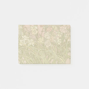 Post-it® Art Nouveau Alphonse Mucha Fleurs d'œillet floral