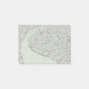 Post-it® Art Nouveau Peacock Classic Vintage Bird