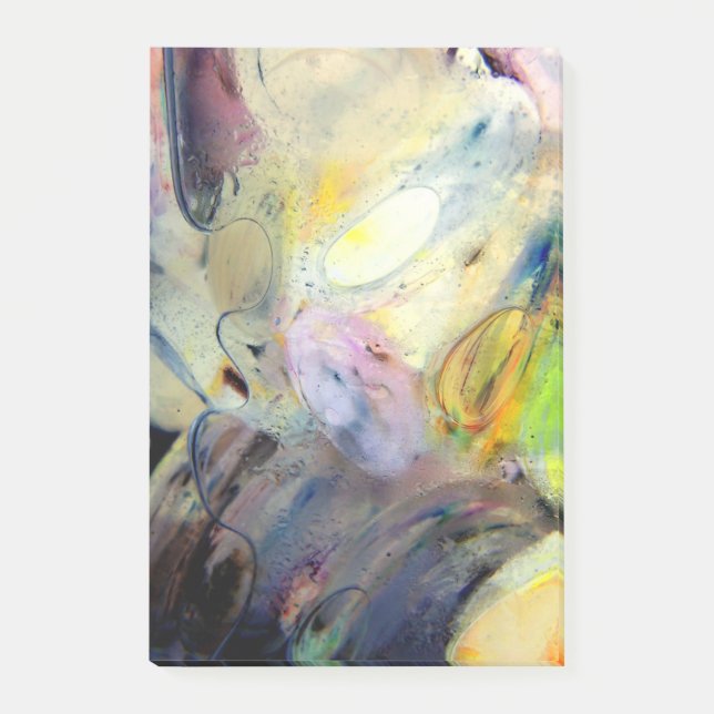 Post-it® Art original : "couleurs de bonbons liquides" (Devant)