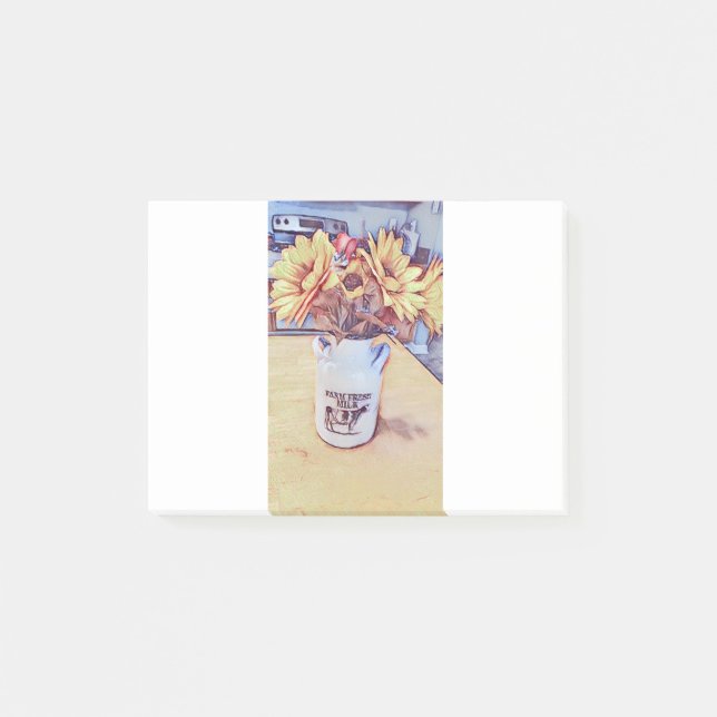 Post-it® Art tournesol (Devant)