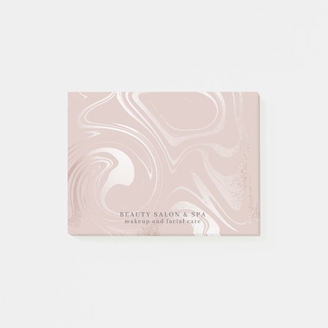 Post-it® Artiste de maquillage Rose de glam rose pâle (Devant)