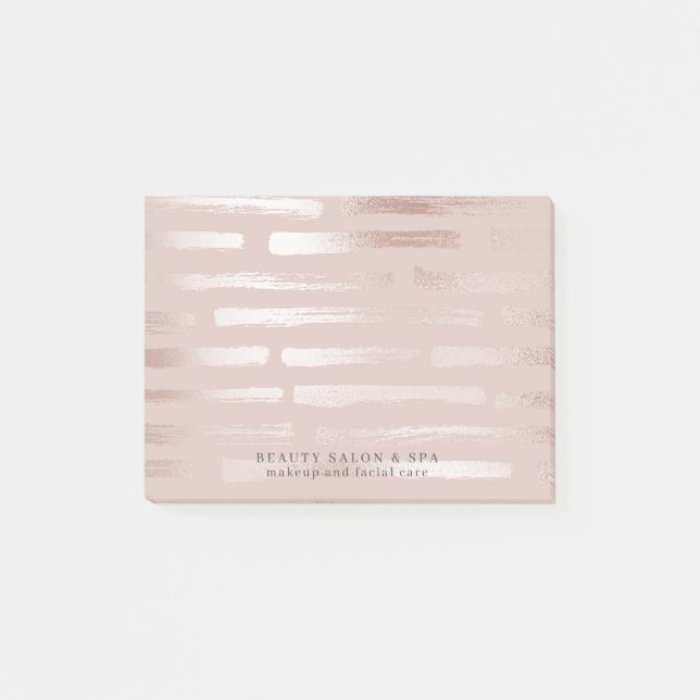 Post-it® Artiste de maquillage Rose de glam rose pâle (Devant)
