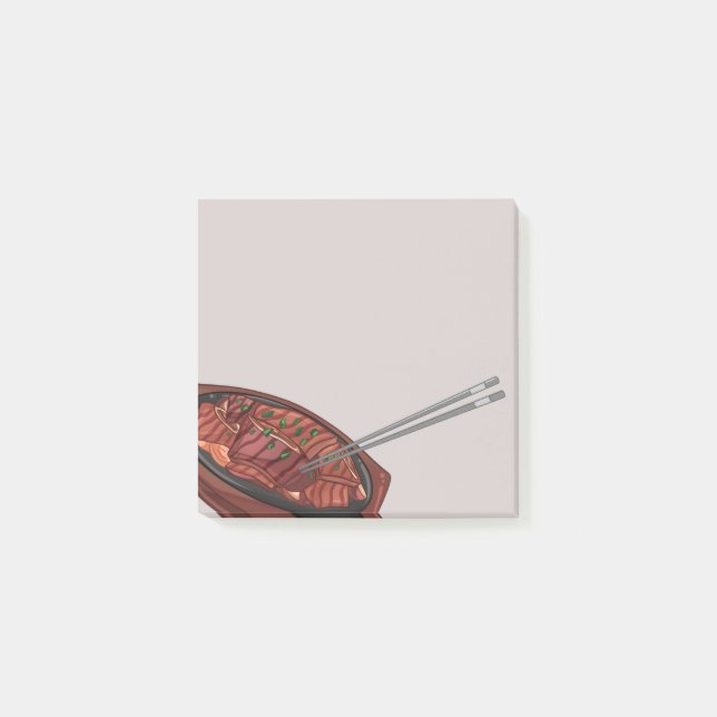 Post-it® Asian Food 12 Sticky Notes (Devant)