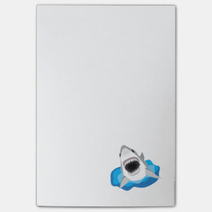 Post-it® Attaque de requin - le grand requin blanc saute