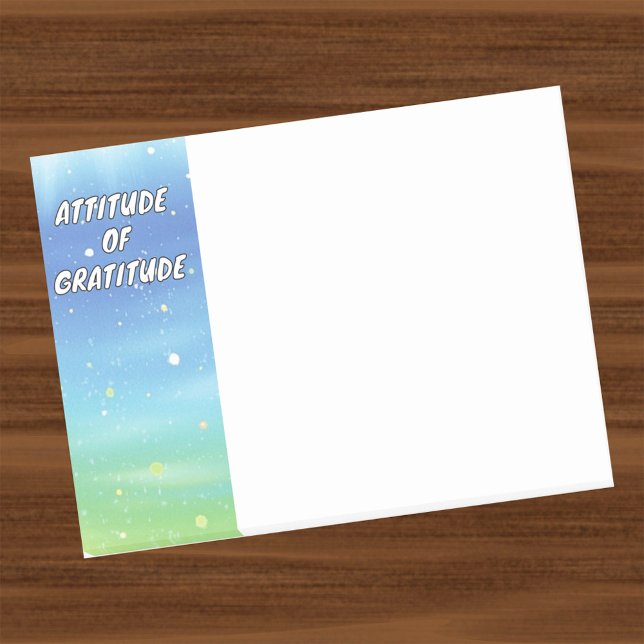 Post-it® Attitude de Gratitude avec ciel étoilé (Créateur téléchargé)