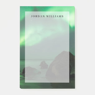 Post-it® Aurora Borealis   Lofoten Beach Norvège