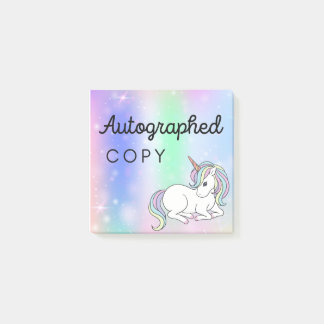 Post-it® Autographed Copy Post It Notes for Fantasy Authors