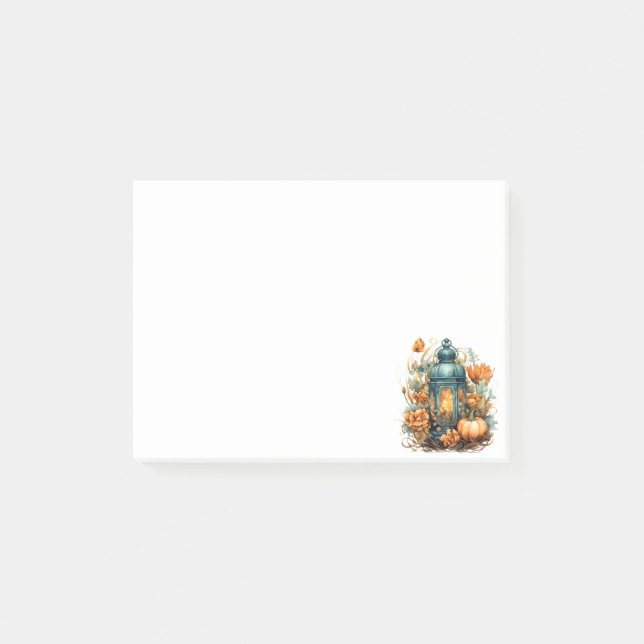 Post-it® Automne Thanksgiving Citrouille Lanterne Harvest (Devant)