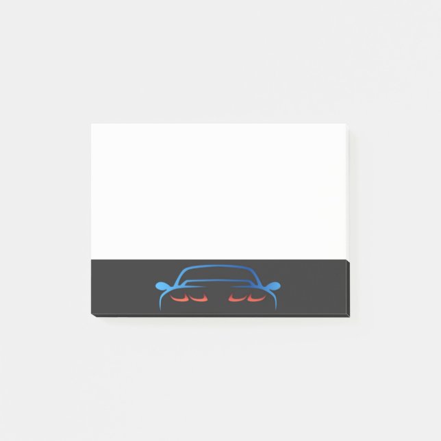Post-it® Automobile Automobile Sports Voiture Vendeur (Devant)