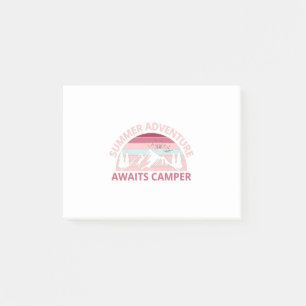 Post-it® Aventure d'été attend Camper-Adventure-Camper