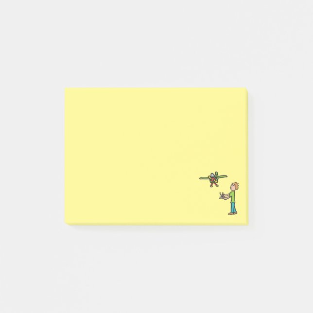 Post-it® Avion de modèle RC (Devant)