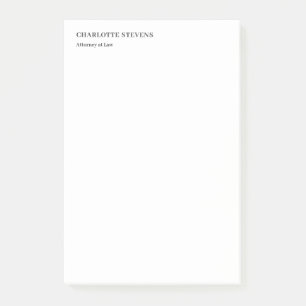 Post-it® Avocat à la loi Minimaliste tendance Élégant simpl