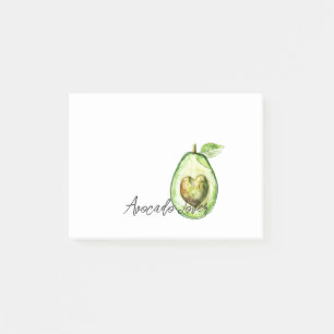 Post-it® Avocat Cœur Rayures Vertes