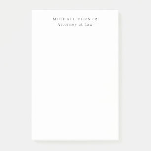 Post-it® Avocat professionnel minimaliste en droit