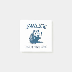 Post-it® Awake Mais à quelle Côte Opposum Possum Retro