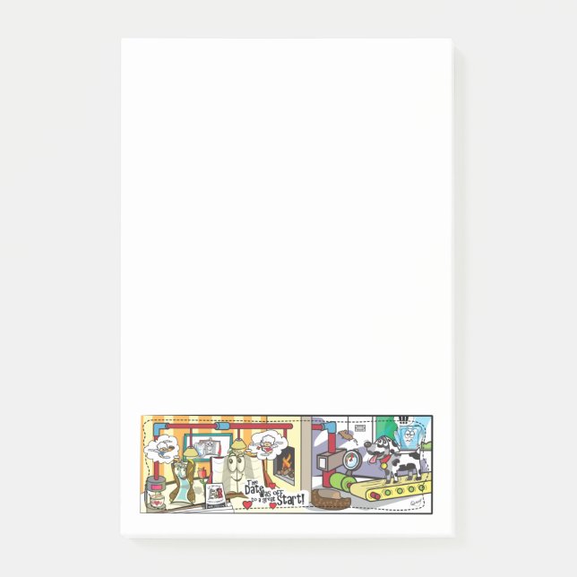 Post-it® B et BookMarkSally "la date étaient éteints… " (Devant)