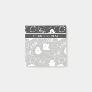 Post-it® B&W Cute Doodle Halloween Motif