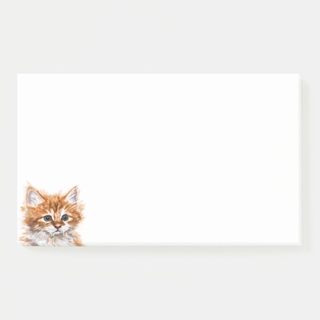 Post-it® Baby Cat Post it Notes (Devant)