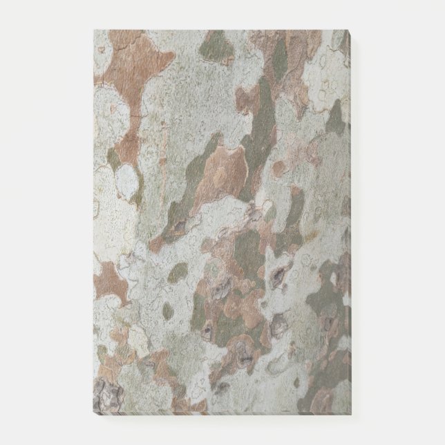 Post-it® Bâche tree camouflage looks bark pattern n post-it (Devant)