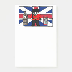 Post-it® Bade britannique Big Ben Phone Booth Travel Cartoo
