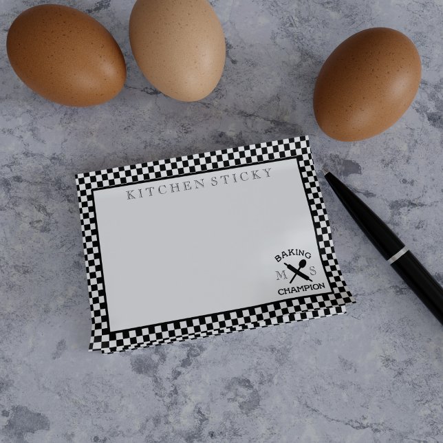 Post-it® Baker Chef Baking Champion Kitchen Publier les not (Créateur téléchargé)