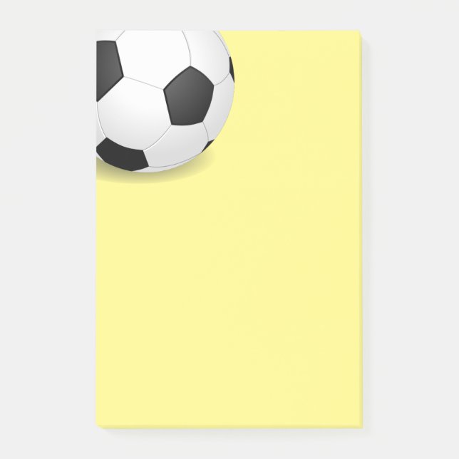Post-it® Bal de football post-it-notes (Devant)