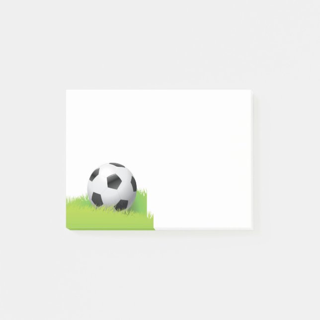 Post-it® Bal de football post-it-notes (Devant)